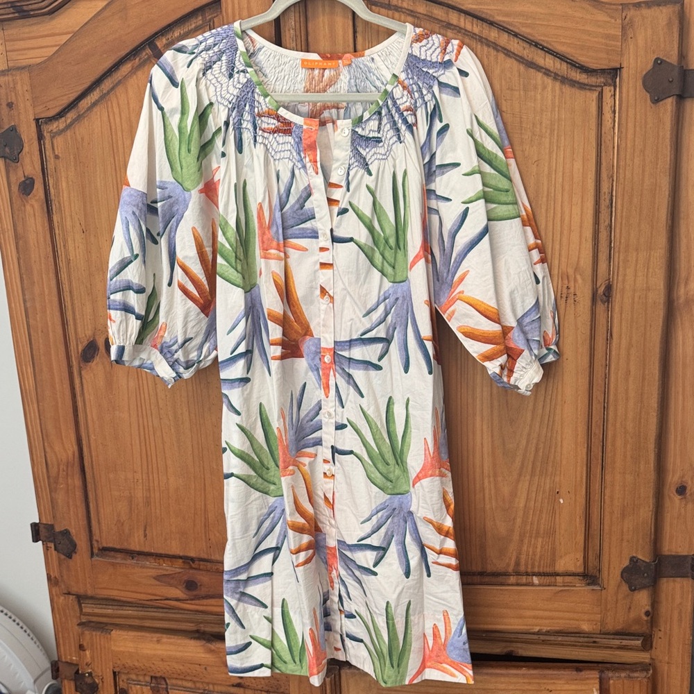 Oliphant Multicolor Pleated Dress